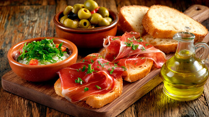 Aperitivo de jamón