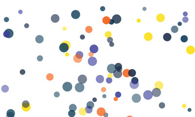 Abstract overlapping circles design with soft colors on white background