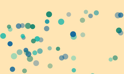Minimalist Abstract Background with Two Circles on a Neutral Backdrop