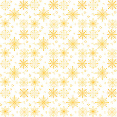 seamless pattern with snowflakes