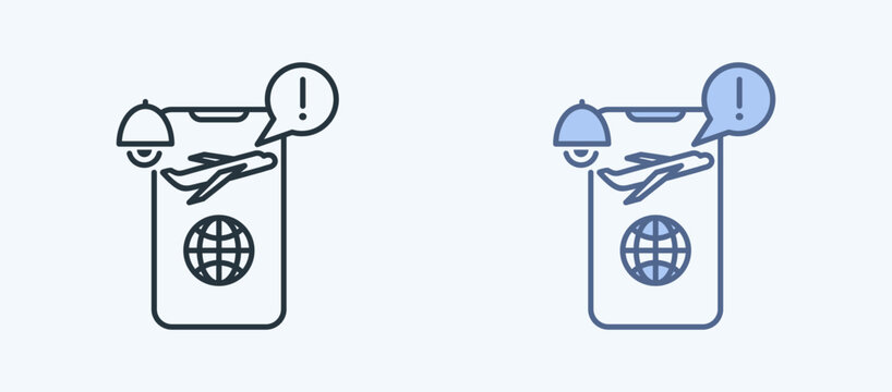 Alert Feature Multiple Style Icon Collection