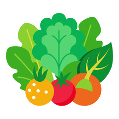 Seafood assortment with shellfish and ocean elements vector illustration