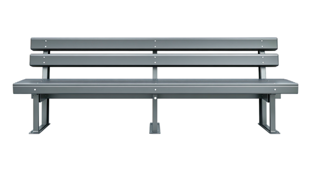 bench isolated on white background