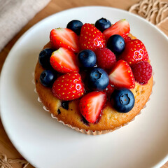 Muffin top view