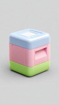 Colorful Stackable Storage Containers for Organization.