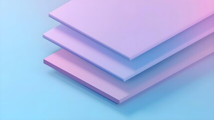 Isometric Geometric Stacked Layers Background