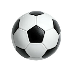 Spherical, black and white object, geometric pattern of pentagons and hexagons on a plain black background