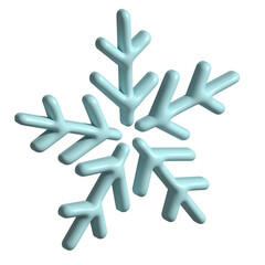 snowflake on a white background