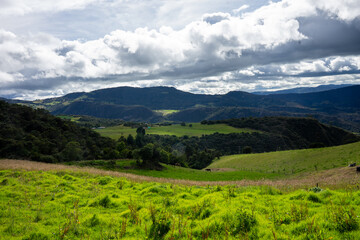 Naklejka premium Panorama colombiano