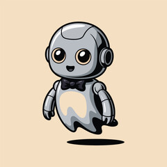 Cute robot Halloween ghost, Cute ghost, Modern