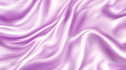 Obraz premium Smooth lavender silk fabric with gentle folds and highlights.