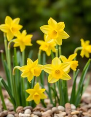 Obraz premium Yellow flowers in the field