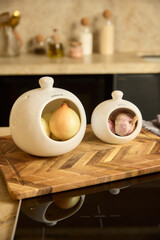 Modern Cozy Decor Technologic Appliance Kitchen Beauty Spa On a Blank Background