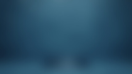 Soft blue studio background with subtle floor and wall gradient and shadows image photo