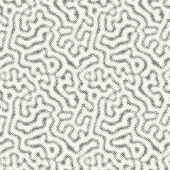 Seamless vector pattern. Organic waveforms. Delicate brain folds, neural textures. Abstract monochrome design. Natural organic graphic wrinkles. Dotted modern minimalism