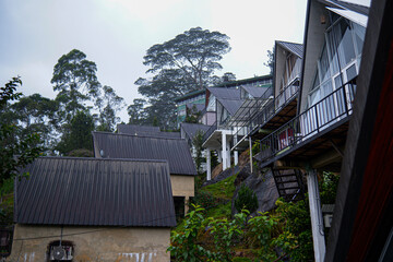 Houses at The Waterfall Villas in Sri Lanka.