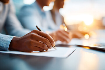 Collaborative workspace with team focused on project documents, collaborative effort to analyze marketing data and metrics, collaborative environment enhances productivity 