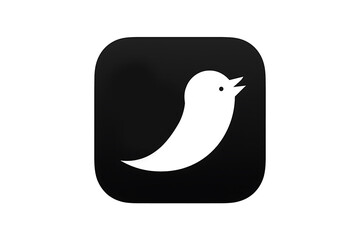 Bird logo isolated on transparent background