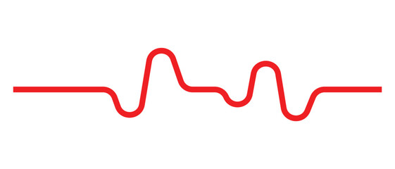 Heartbeat icon, lifeline icon, heartline icon, lifeline heart icon, life line heartbeart icon.
