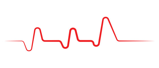 Heartbeat icon, lifeline icon, heartline icon, lifeline heart icon, life line heartbeart icon.