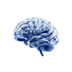 Exploding Blue Brain — Abstract Human Mind, Intelligence, and Creative Thinking Concept