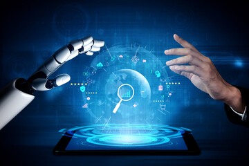 Using AI for global market analysis and e-commerce business growth. AI research on worldwide trends and customer ratings for business success. Motif