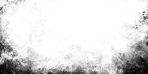 Black and White Grunge Dust Texture with Fading Specks Overlay.