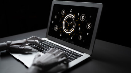 An AI assistant manages financial planning with the 'time is money' concept. This smart system...