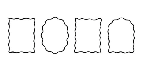 collection, design, frame, [converted], wavy, vector, illustration, (530)