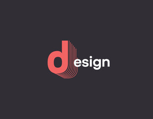 A striking logo featuring the letter 'd' in a dynamic design with a vibrant gradient effect, showcasing creativity and innovation in a modern visual identity.