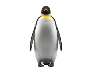Copy of Untitled - Emperor Penguin Standing Upright, Front View, Isolated on Transparent Background