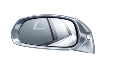 Car Side Mirror Isolated – Modern Automotive Component
