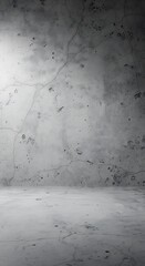 Minimalist Concrete Wall - A Study in Texture and Light.