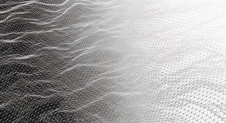 Abstract Wavy Surface with Gradient Effect - A Modern Background.