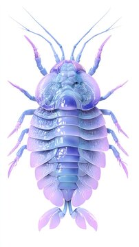 Unique Isopod Macro Photography - Detailed Insect Specimen.