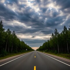 Road to the Horizon - A Journey Through Natures Embrace.