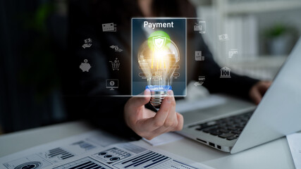 Secure online payments ensure smooth e-commerce with safe transactions, digital payment systems,...