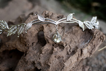 Elf Tiara With Diamonds Diadem