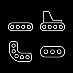 vector illustration of a set of icons for design