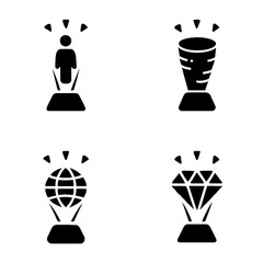 vector illustration of a set of icons for design