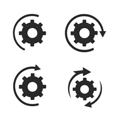 vector illustration of a set of icons for design