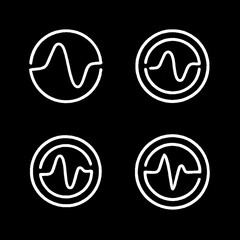 vector illustration of a set of icons for design