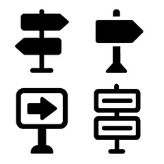 vector illustration of a set of icons for design
