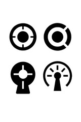 vector illustration of a set of icons for design