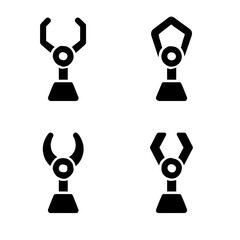 vector illustration of a set of icons for design