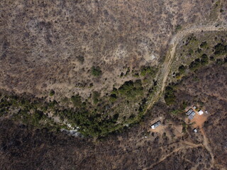 RANCHO EN LA SIERRA DEL DESIERTO DE BAJA CALIFORNIA SUR MEXICO