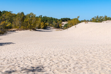 Sandbanks Provincial Park Dunes Beach on a Sunny Day in Autumn