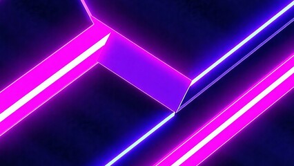 neon geometry collision in digital space with vibrant lines, abstract depth, futuristic glow, electric symmetry, radiant angles, immersive contrast, cyber lightscape, and visual tension burst