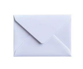 Simple white envelope shown in a direct, centered, and plain composition