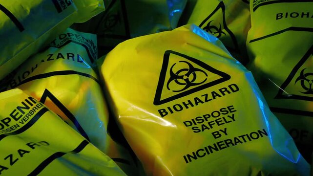 Bio-Hazard Toxic Biological Waste Packets